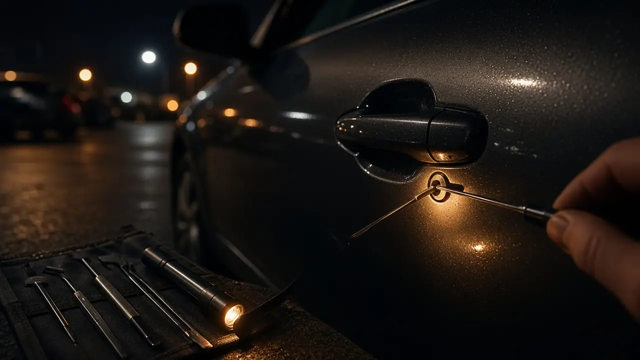 Ouverture de porte véhicule : assistance sans casse sur portière verrouillée